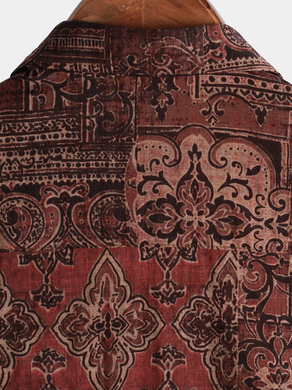 Heren Retro Zomer Paisley Overhemd