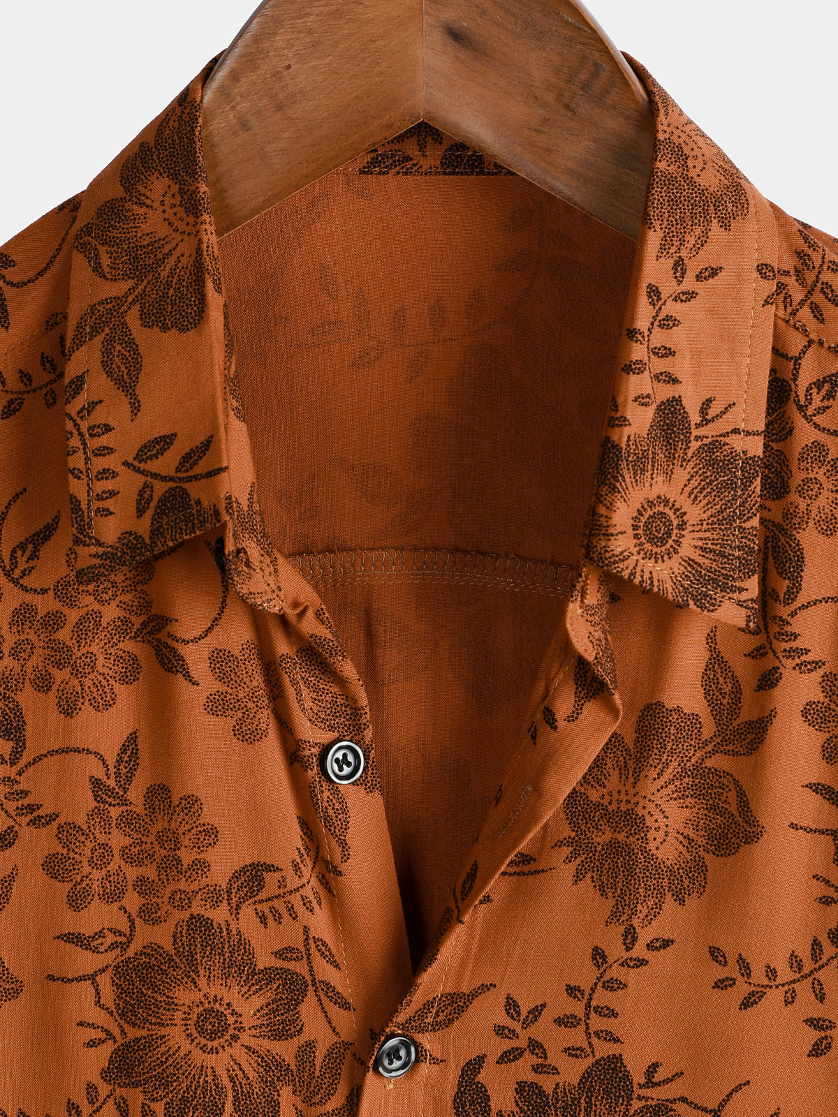 Retro Bloemen Overhemd