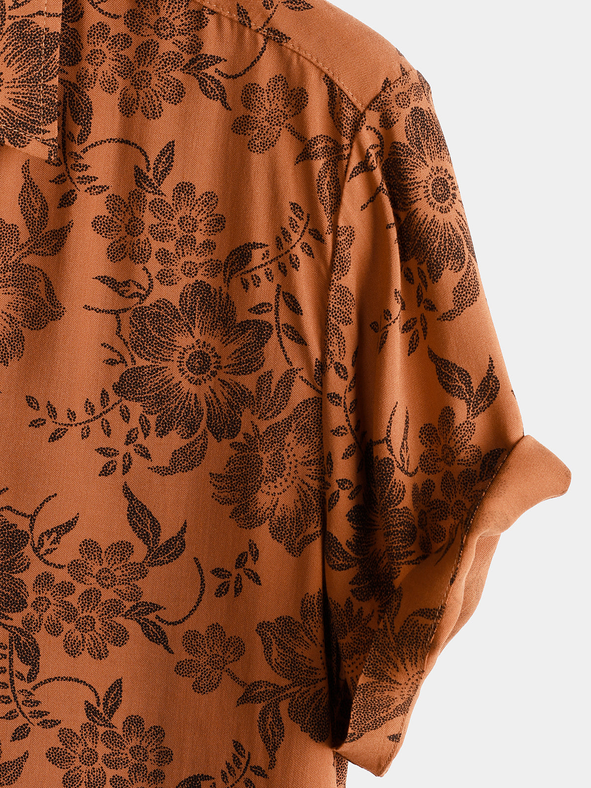 Retro Bloemen Overhemd