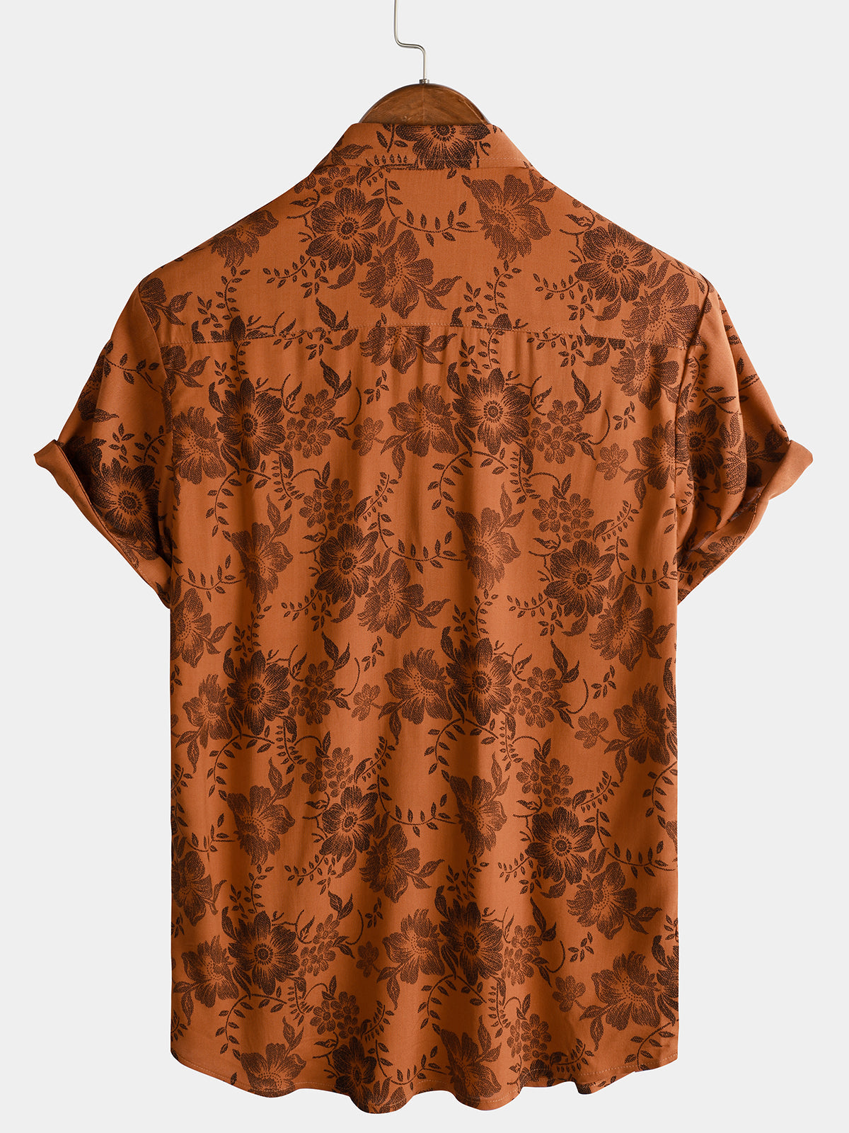 Retro Bloemen Overhemd