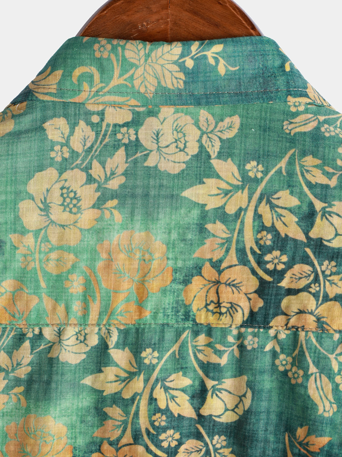 Groen Bloemen Overhemd
