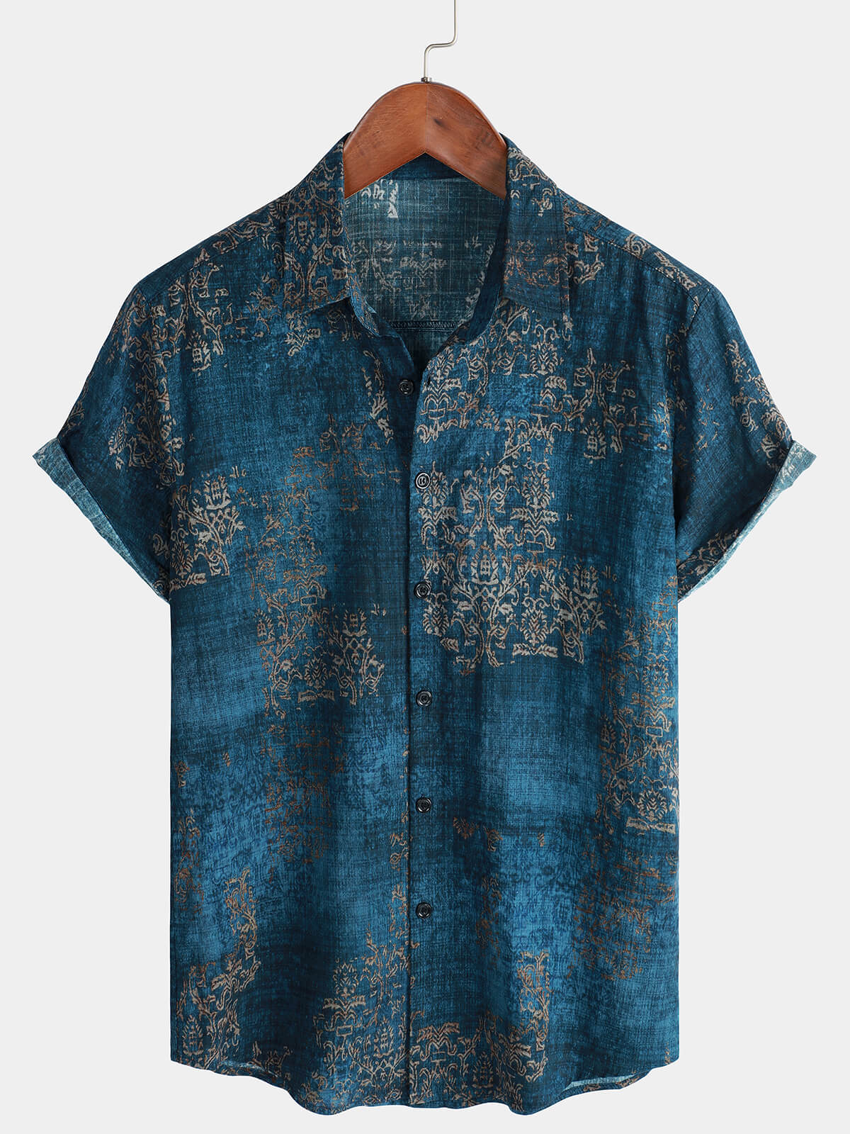 Blauw Zomer Overhemd