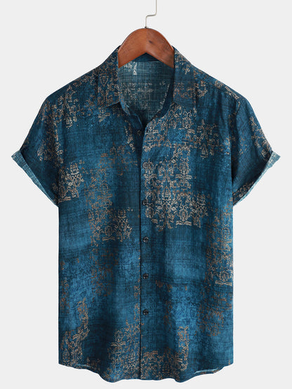 Blauw Zomer Overhemd