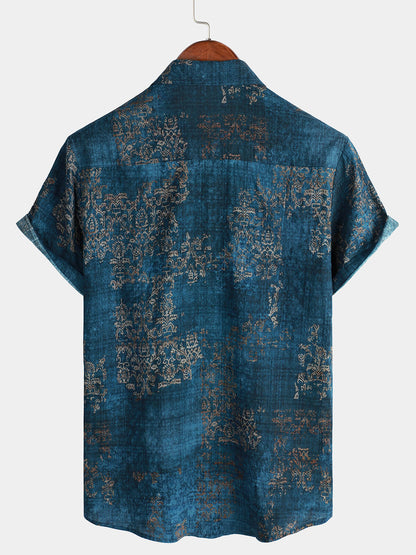 Blauw Zomer Overhemd