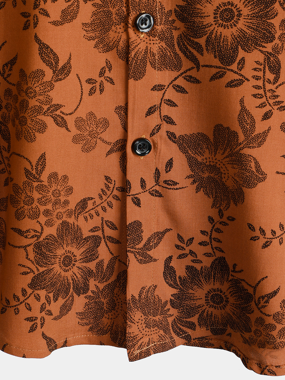 Retro Bloemen Overhemd
